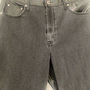 Abercrombie & Fitch Women's Slim Straight Black Jeans